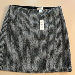 LOFT outlet women’s tweed skirt size 10 new with tags